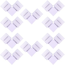 LitaElek 10pcs L-Shape RGBW LED Strip Corner Connector 5-Pin LED Strip Angle LED Strip Connector LED Quick Connector LED Strip Connector for 10 mm Wide SMD 5050 RGBW LED Strip