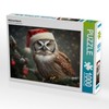 CALVENDO Puzzle Christmas Owl | 1000 Pieces Size 25" x