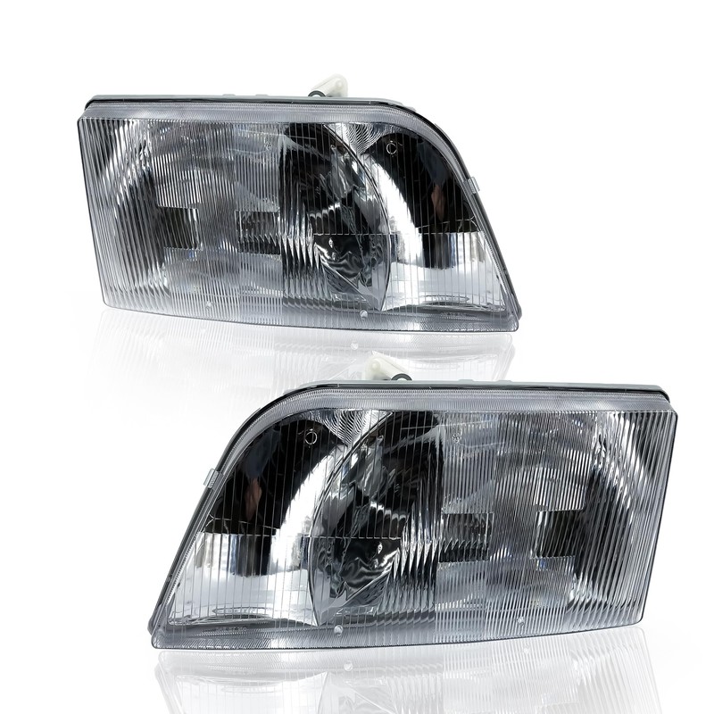 Torque PAIR Headlight (Without ALL Bulbs) with Turn Signal Light