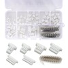 Teansic 495Pcs JST SH 1.0mm Connector Kit,2/3/4/5/6/7/8/9/10 Pin Housing Connectors,1.0mm