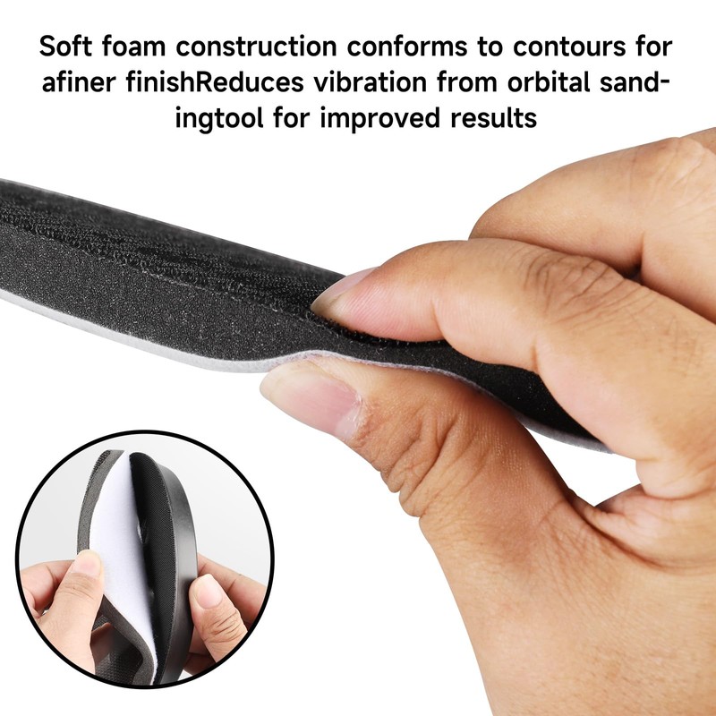 STEBRUAM Pack of 2 6 Inch Soft Sponge Interface Pad