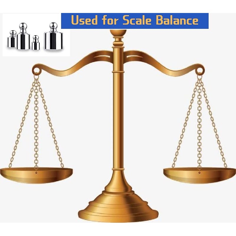 17pcs Calibration Weight Set 10mg-100g Precision Calibration Weight Set with