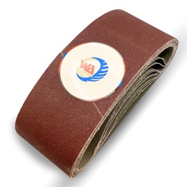 WA 10PACK - 3" x 18" Sanding Belt, 240# Aluminum Oxide for Belt Sander Metal Fabrication, Woodworking (3 Inch, GRIT 240)