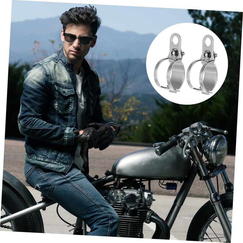 FUNOMOCYA 2 Pcs Motorcycle Turn Signal Fork Bracket for Fork