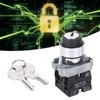 2 Position Key Switch ZB2-BE101 Self-Resetting Power Locking Conversion Twist