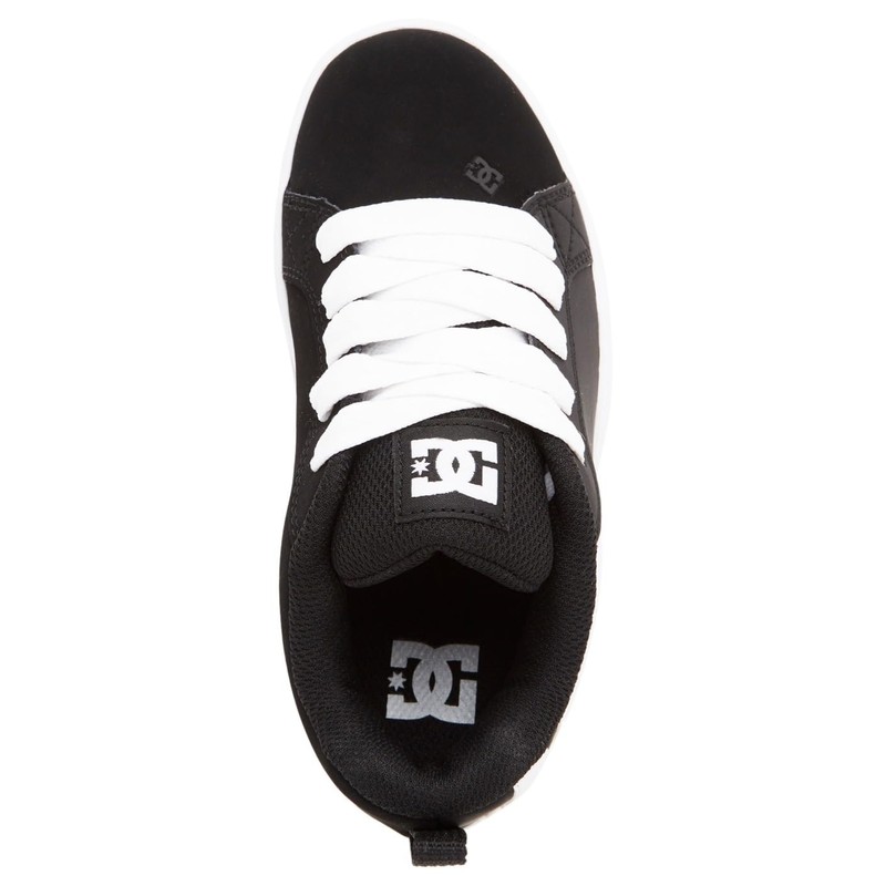 DC Shoes ADBS100207 Bambino Scarpa da Skate, Black/White, 34 EU