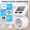 GreenSun Electricity Meter for Socket, Current Meter, Socket Power Meter,