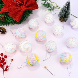 Christmas Ball Ornaments 2025, Christmas Ornaments Set, Shatterproof Xmas Tree Ornaments, Christmas Decorations Party Decorations (16, 2.5 Inch)