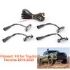 4pcs 12V Car LED Grille Light High Brightness Accessory Fit