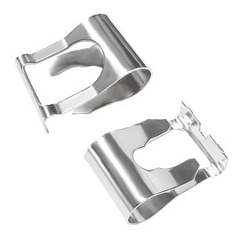 NYTKL 2 PCS Wiper Repair Clip, Automotive Windscreen Motor Linkage Bushing Rods Arms Link Repair Clip Kit, Universal Windshield Wiper Vehicle Steel Linkage Clamps for Car Truck SUV