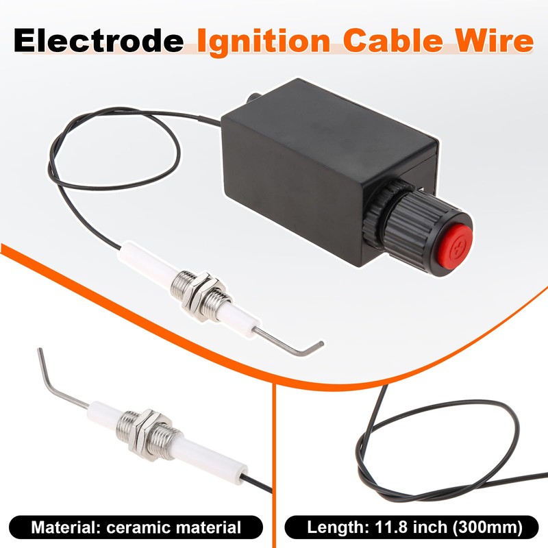 Igniter Push Button Ignition Kit - AA Igniter with 11.8"