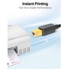 HOSONGIN USB Printer Cable 3FT，USB A to USB B Printer
