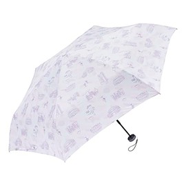 Waterfront U351-0814PL1-BE Umbrella, Umbulatio Neo Mini, Twald Juy Grape, 20.1 inches (51 cm), Mini Size, Easy to Open and Close, Women's