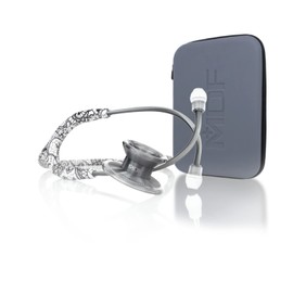 MDF MD One Epoch Premium Titanium Dual Head Stethoscope with Case MDF777TMCMTSCM12 (Moulin Blanc/Metalika)