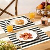 fanquare Boho Rectangular Paper Placemats Set of 6, 12" x