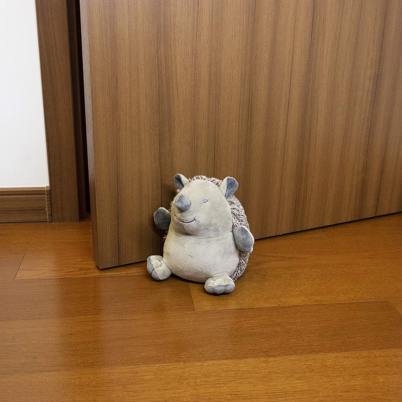 Decorative Hedgehog Door Stop-Cute Animal Weighted Door Stopper for Home