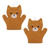2 x Children's Scrubbing Mittens Body Sponge Glove Body Scrub
