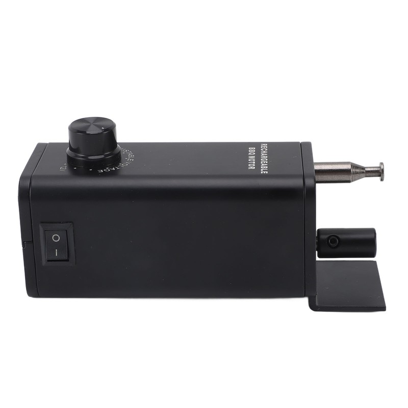 Rotisserie Motor Aluminum Alloy 10W 3 to 12V Adjustable Rechargeable