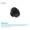 sourcing map Knurled Thumb Nuts, 8Pcs M3 Carbon Steel Nut