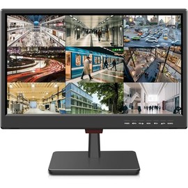 19 inch CCTV Monitor, TFT LCD Security Screen with VGA HDMI AV BNC USB Audio in/Out Ports Built-in Speaker, HD Wide Screen Display for Surveillance Camera STB 1024x768 Resolution with Power Adapter