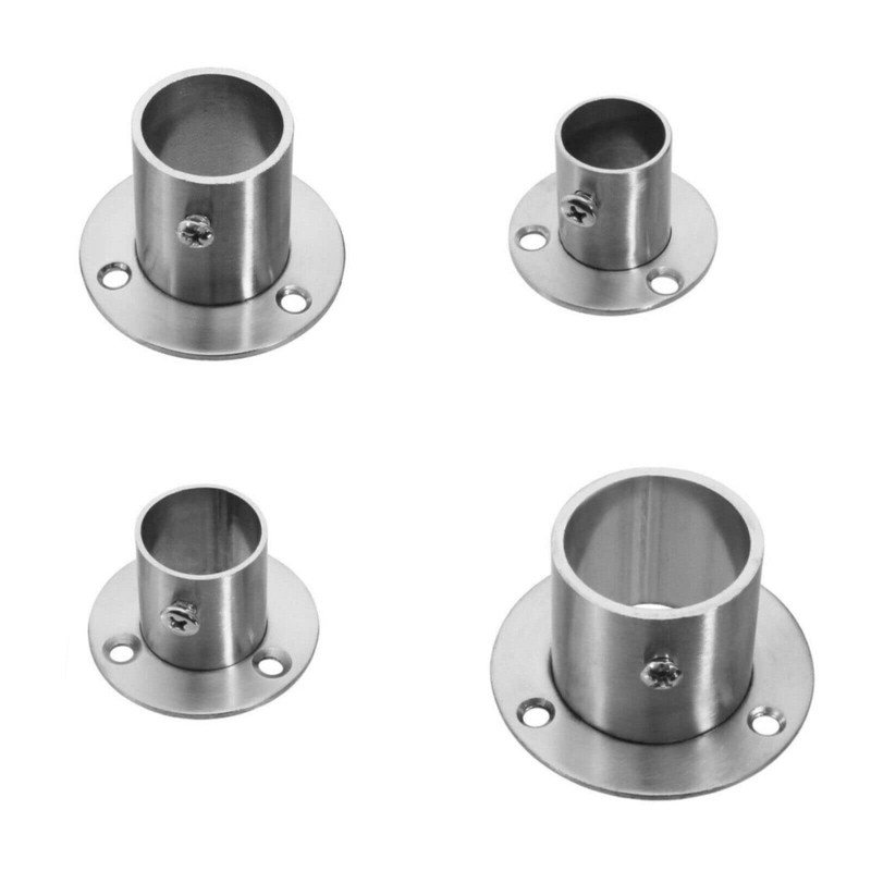 Stainless Steel Wall Plate Wall Mount Flange Bearing Round Pipe