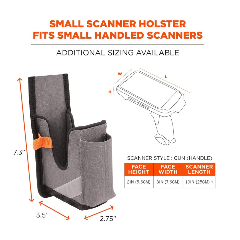 Ergodyne Squids 5540 Barcode Scanner Holster Pouch for Gun Grip