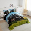 Erosebridal Train Comforter Sets Twin Size Retro Steam Engine Bedding