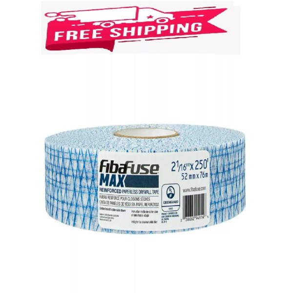 Fibafuse MAX 2-1/16 In. X 250 Ft. Reinforced Paperless Drywall