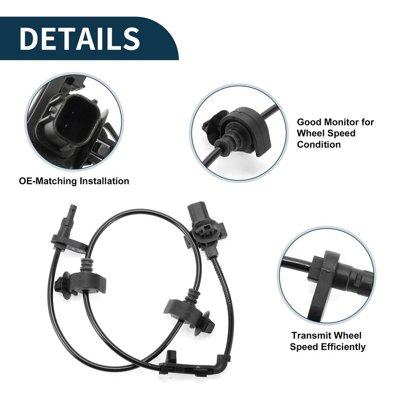 TUCKBOLD ABS Wheel Speed Sensor Front Left ABS Sensor Anti-lock