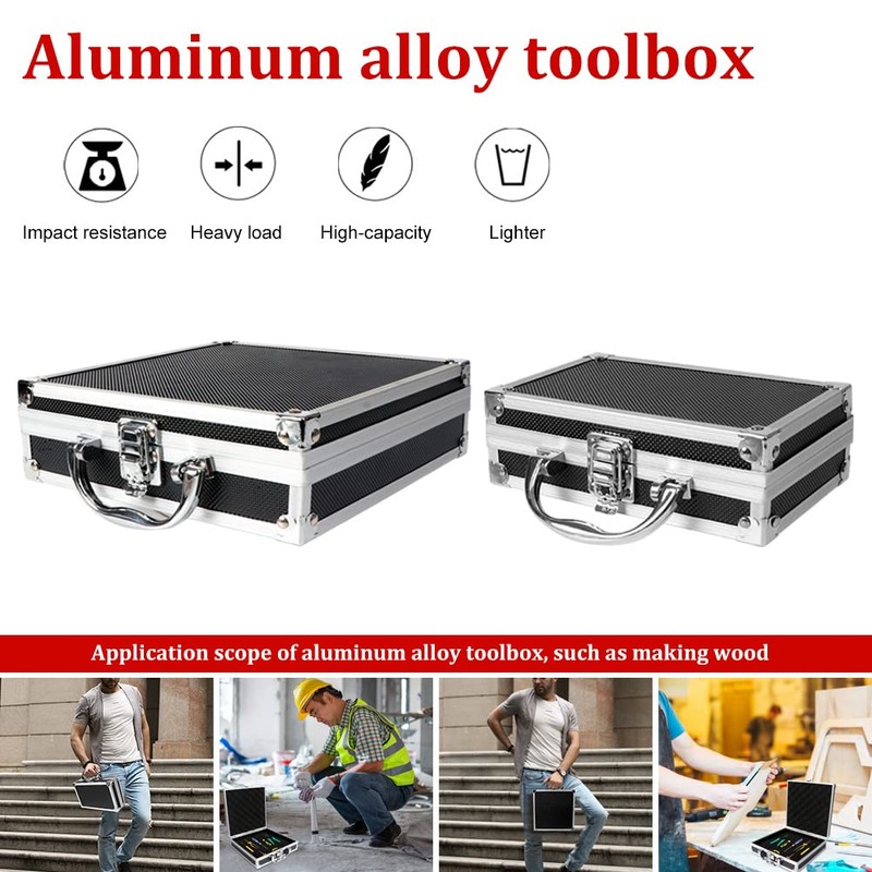 JoyFan Mini Aluminium Flight Case for Measuring Devices, Robust Carry