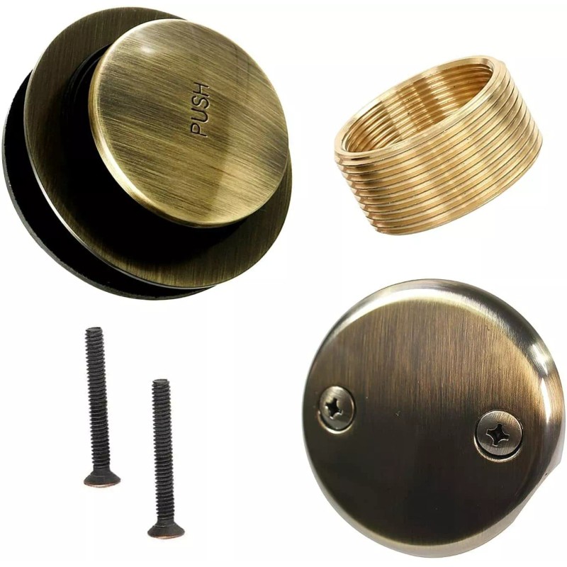 Maui Tip Toe Bathtub Tub Drain Assembly Conversion Kit, All