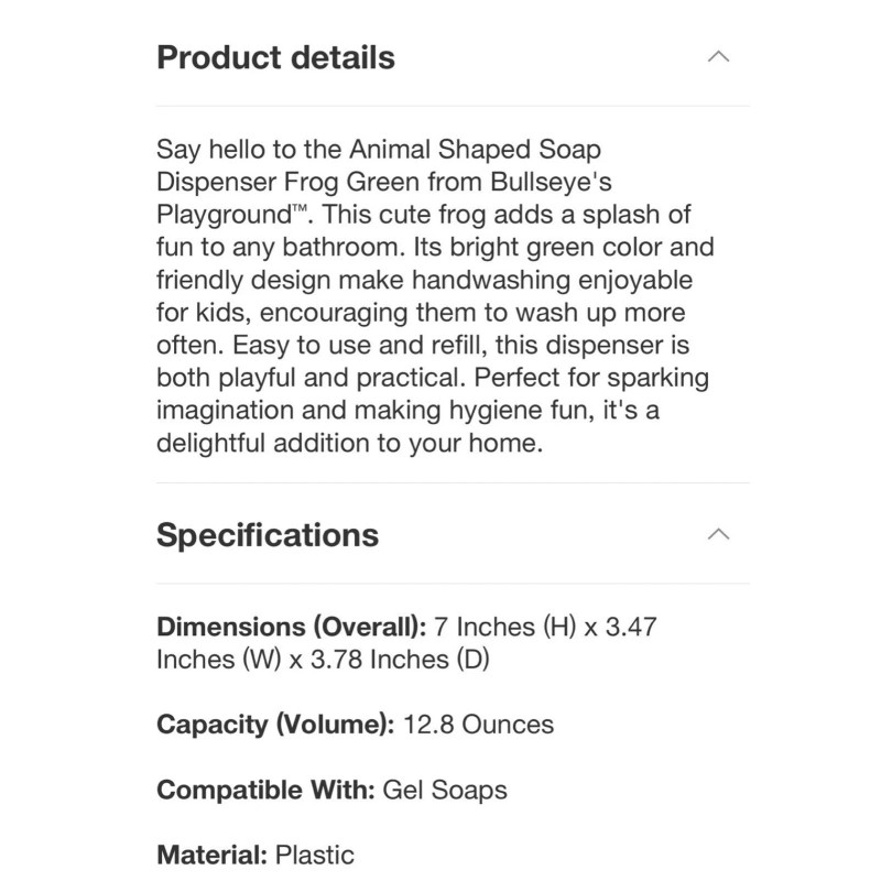 ANKYO NWT 3pc Bathroom Frog Liquid Soap Dispenser, Toothpaste Caddy,