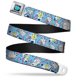 Buckle-Down Seatbelt Belt Rocko's Modern Life XL