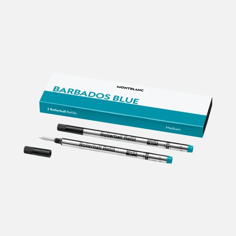 MONTBLANC REFILL RB M 2x1 BARBADOS Azul PF brand