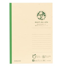 Kokuyo Mori-no-oto A5, 30 Sheets, A-Ruled, No EK103A