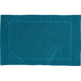 REDBEST Chicago Shower Mat, Bath Mat, Extra Thick, Soft, Absorbent and Durable, Petrol Blue, 50 x 80 cm (Other Colours)
