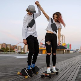 Geestock Small Belt Bag, Fanny Packs for Women&Men, Fashionable Waterproof Waist Pack, Crossbody Bag Purse, Everywhere Belt Bag, with Adjustable Strap for Traveling, Hiking, Running, Cycling