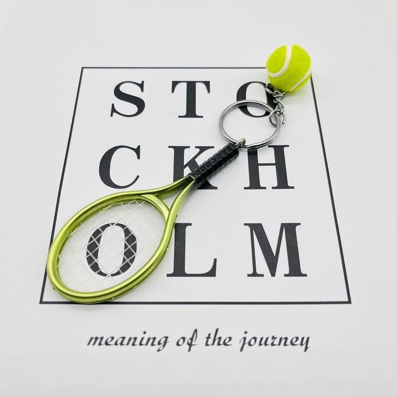 [Plus Nao] プラスナオ キーホルダー キーリング ラケット テニス テニスボール 小物 雑貨