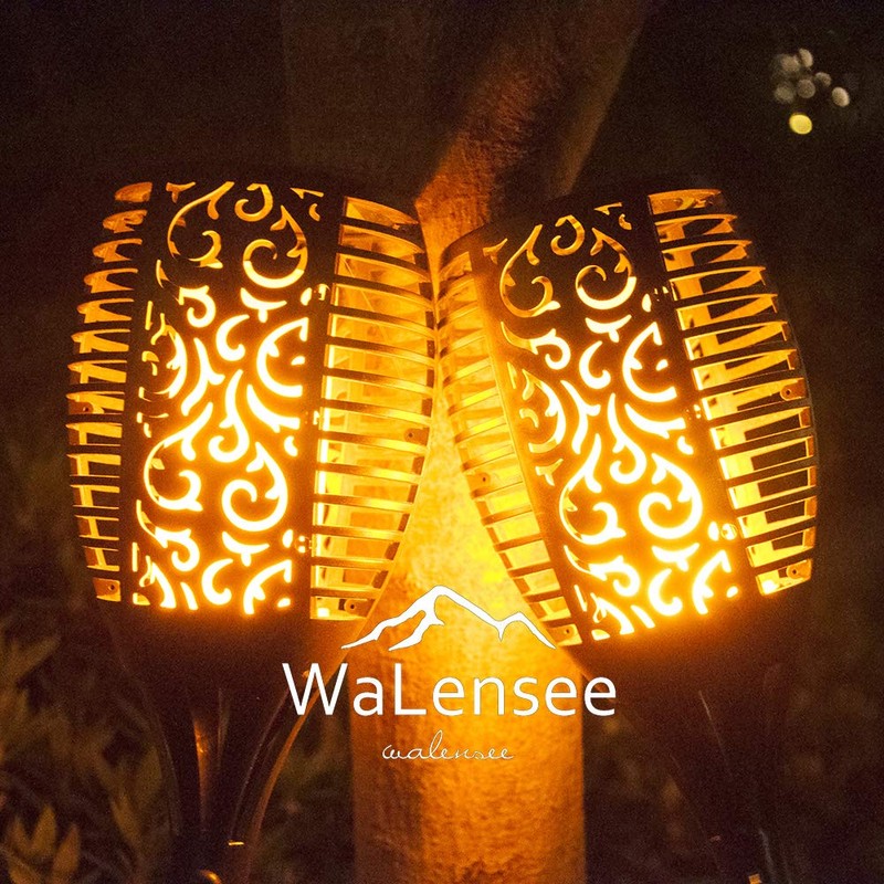 Walensee Solar Lights Outdoor Upgraded 43"(4 PACK) 96 LED Waterproof