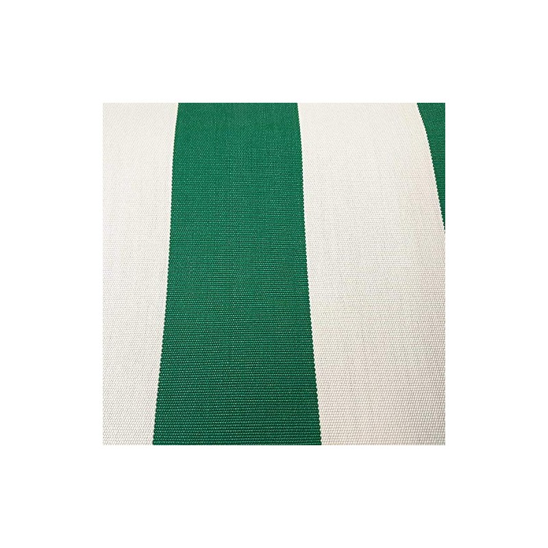 Fabric Sold by the Metre Awning Fabric Block Stripes Green