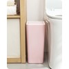 Baffect Small Trash Can with Lid Waste Basket Bathroom Garbage