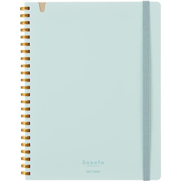 Kokuyo Sooofa Soft Ring Notebook, A5 Modified, 0.2 inch (4