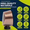 A725ORB Oil-Rubbed Bronze Round Drop Ell Supply Elbow, Handheld Shower