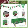 Football Party Supplies Kit Serve 25, Includes Disposable Dinner Plates,