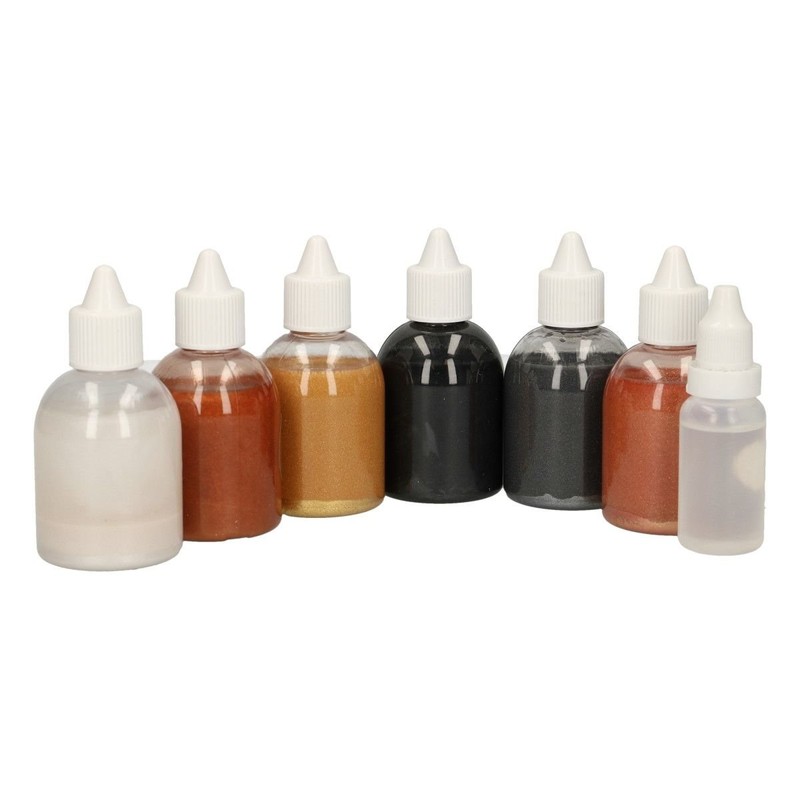 Sugarflair Mixed Glitter Airbrush Collection (7 Pack)