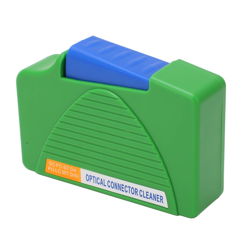 Fiber Optic Cleaning Box Efficient Optical Fiber Connector Cleaner ABS