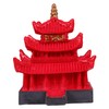 BUGUUYO Aquarium Pagoda Decorations Resin Fish House Ornaments for Tank