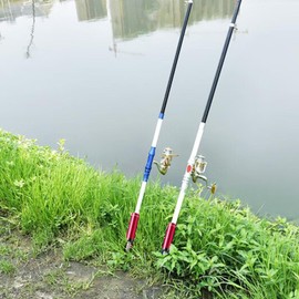 Fishing Rod Holder for Ground - Aluminium Alloy Folding Rod Holder Support Stand Spike,Rod Racks, Beach and Ground Support Stand, Stand