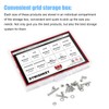DYWISHKEY 566 Pieces M2.5X 4/6 /8/10 /12/16 /20mm Phillips Countersunk
