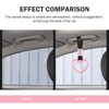 Zikefest 2PCS Heart Shaped Car Handle Straps, Rear Bumper Warning